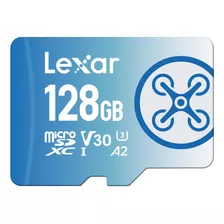 Tarjeta De Memoria Micro Sd Lexar Fly 128gb Case 10 V30 U3