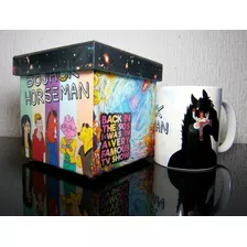 Taza Bojack Horseman, Con Estuche De Madera, Con Envio