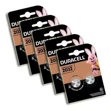 Pilha Bateria Duracell Moeda Cr2032 Cartela C 2 Pilhas Kit 5