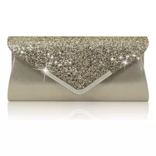 Bolso De Mano De Fiesta De Lentejuelas Mujer Cartera Clutch