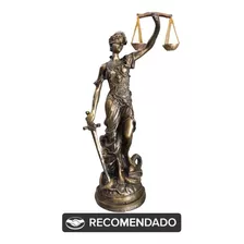 Figura Diosa Justicia, Figura Diosa Themis 46 Cm En Resina