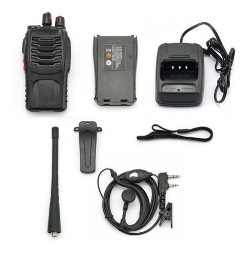 2 Radios Walkie Talkie Ft-777s Uhf 2 Vias C/ Manos Libres Foto 2