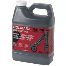 Marsh Rolmark Tinta Para Plantilla, 1 Cuarto De Galón Can, N