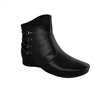 Bota Cano Curto Comfortflex Salto Imbutido Conforto 91361