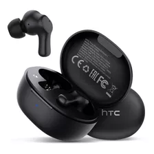 Audífonos In-ear Gamer Inalámbricos Htc True Wireless Earbuds 1 Tws2 Negro Con Luz Led