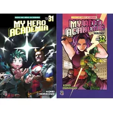 Kit My Hero Academia Vol. 31 E 32 Mangá Jbc Lacrado