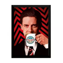 Quadro Serie Twin Peaks Arte Poster Moldurado