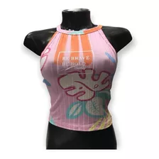 Regata Estampada Feminina Tricats Original Ref 16966