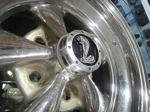 Centros De Rin Metalico Cobra Shelby Mustang 4 Piezas Foto 7