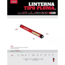 Linterna Lampara Tipo Pluma 300 Lm Base Magnetica Urrea Color De La Linterna Rojo Color De La Luz Rojo