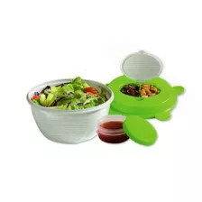 Compre 1 Leve 2 - Pote Para Saladas + Misturador De Molhos 