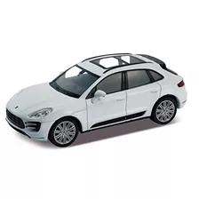 Auto De Colección Metal Porsche Macan Turbo Welly Blanco