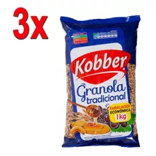 Granola Kit 3 Pacotes 1kg=3 Quilos Tradicional Frete Grátis 