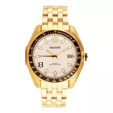 Relógio Magnum Masculino Dourado Analógico Ma32176h