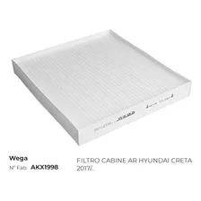 Filtro De Cabine Ar Condicionado Wega Escolha O Seu Veículo