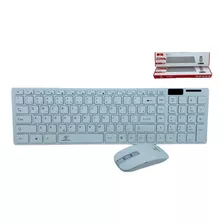 10 Kit Teclado Mouse Sem Fio 2.4gz Confortavel Atacado