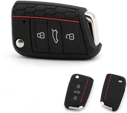 Funda Llave Vw Gti Polo Golf 3 Botones Silicon Polo Jetta Foto 4