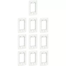 10x Suporte 4x2 P.placa Espelho Orion Schneider 1,2,3 Módulo
