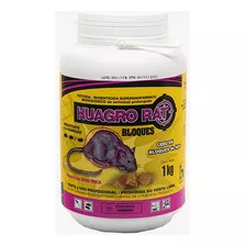 Huagro Rat Bloque X 1kg Parafinado Roedor Ratas Ratones