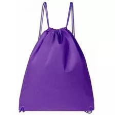 10 Morral Ecologico Bolsa Mochila Sublimar Promocional Color Color Morado