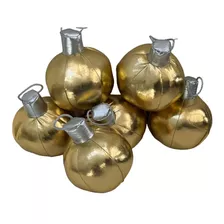 Esferas Para Pino Navideño Medium Preciosas 6 Piezas 22cms 