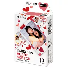 Fujifilm Cartucho Instax Mini Heart Sketch 10 Hojas