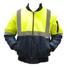 Campera De Trabajo Con Reflectivo Unica Talle L