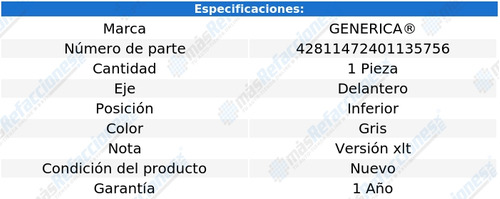 Defensa Delantera Ford Explorer 2006 2007 2008 2009 Gris Xry Foto 2