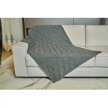 Manta Protetora Para Sofa Em Tricô 150x90cm Tricot Luxo