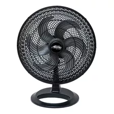 Ventilador Oscilante Mesa Turbo 50cm 6 Pás Preto Turbão