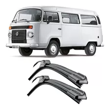 Par Limpador Parabrisa Palheta Silicone Vw Kombi 1975 A 2013