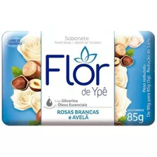 Sabonete Flor De Ypê Rosas Brancas E Avelã 85g