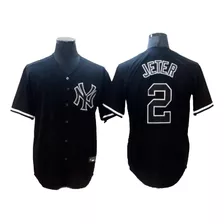 Camiseta Casaca Baseball Mlb Ny Yankees Jeter 2 - Xl