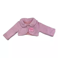 Bolero Infantil Pelucia Full Poliest C/gol Forrad Broche P-g