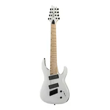 Guitarra Eléctrica Harley Benton Progressive Series R-458 Fanfret De Tilo 2018 White High-gloss Brillante Con Diapasón De Arce