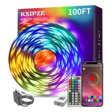 Cinta De Luz Led Rgb 30 Metros Tira Led + Control Bluetooth