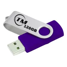 Memoria Usb 128 Gb Vel. Escritura De 2.0 14 Mb/s De Lectura Color Negro