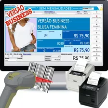 Sistema Pdv De Vendas + Frente De Caixa, Controle Estoque