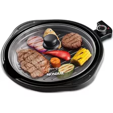 Grill Redondo Smart G-04 Preto Mondial 220v