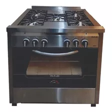 Cocina A Gas Usman Win Up 4006 85cm 5 Hornallas Puerta Visor