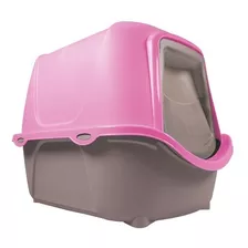 Baño Sanitario Para Gato Rosado 55x39x39cm 