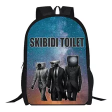 Morral Skibidi Toilet Escolar Urbano 