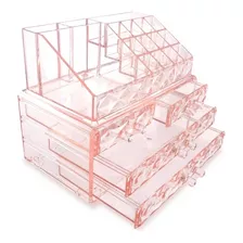 Organizador De Escritorio Ibi Craft Diamond Desing Rosa