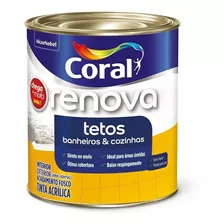 Tinta Antimofo Renova Tetos Banheiro Branco Coral 900ml Acri