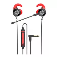 Audifono + Microfono Hp In Ear Conector 3.5mm Rojo