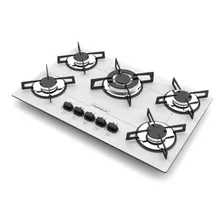 Fogão Cooktop Chamalux 5 Bocas Tripla Chama Branco 110v/220v