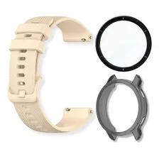 Kit Pulseira + Capa + Película 3d Para Garmin Venu 2