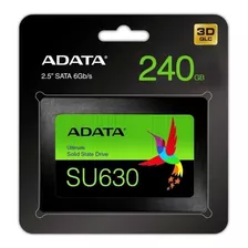 Ssd Adata Su630, 240gb, Sata, Leitura 520mb/s, Gravação 450m