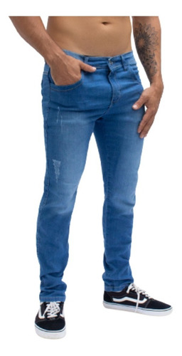 Kit 3 Calça Jeans Masculina Original Slim