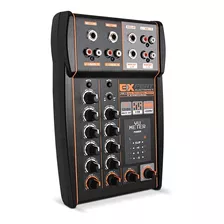 Mesa De Sonido Mixer Expert Mx1 Con Ecualizador De 4 Canales Y 2 Vías Mx-1 De 12 V